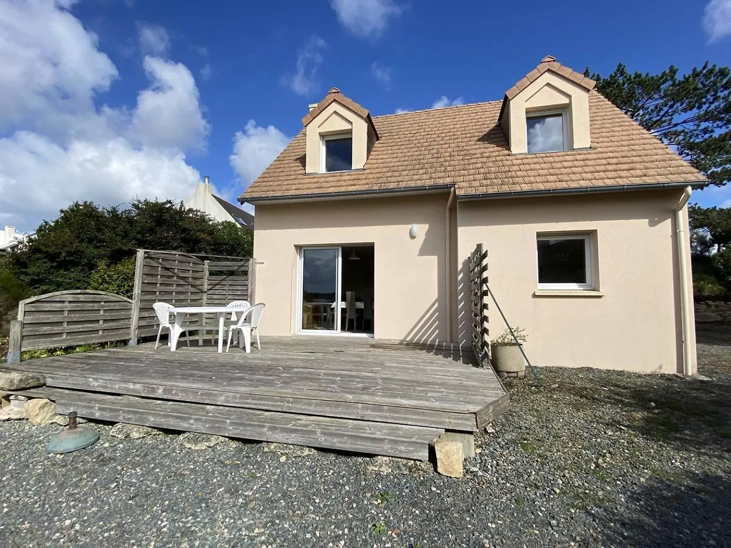 וילה Maison Vue Sur Mer Avec Wifi, A 200M De La Mer A Pleumeur-Bodou - Ref 253